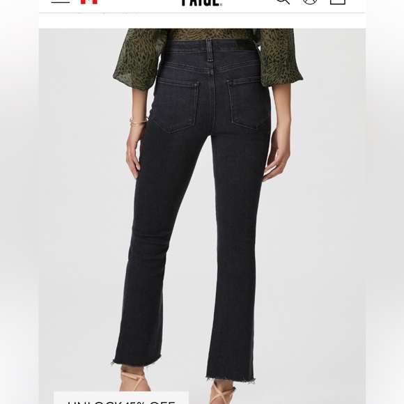 Paige Claudine Size 27 in Black Lotus. - Picture 5 of 6